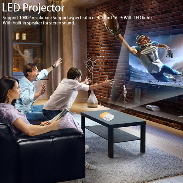 Portable Mini Movie Home Theater Projector