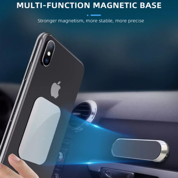 Car Dashboard Magnetic Phone Mount – 360° Rotating Secure Holder