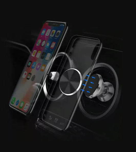 Car Dashboard Magnetic Phone Mount – 360° Rotating Secure Holder