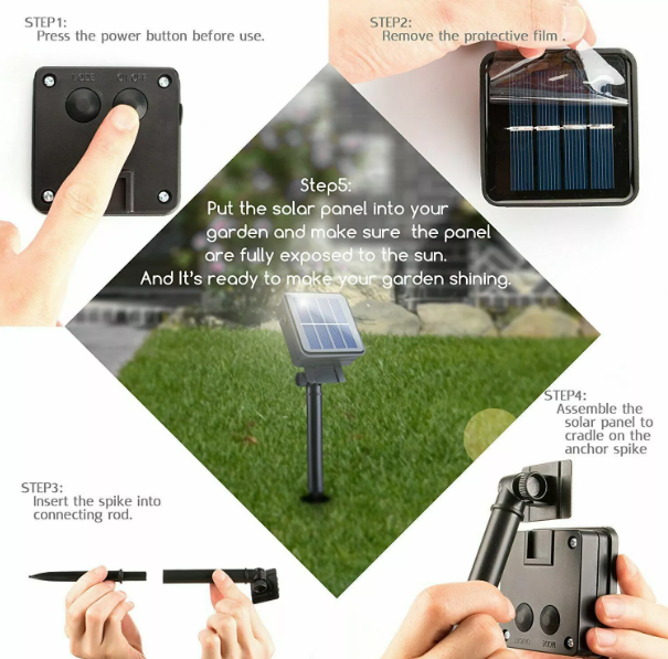 Waterproof 30 LED Solar String Fairy Lights – Perfect for Patio, Yard & Holiday Decor