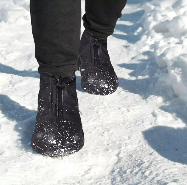 Waterproof Shoe Covers – Reusable Anti-Slip Overshoes with Zipper for Rain Protection