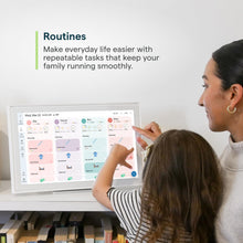 Load image into Gallery viewer, 15&quot; Digital Wall Calendar &amp; Planner – Smart Family Organizer with Touchscreen Display, Chore Chart, Wall Mount – 2025 Digital Calendar

