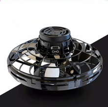Load image into Gallery viewer, Light-Up Flying Fidget Spinner Drone – Hover &amp; Spin with LED Fun!

