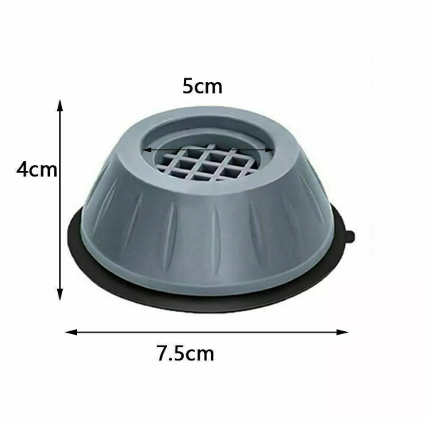 4PCS Anti-Vibration Washing Machine Feet – Say Goodbye to Noise & Wobbling!