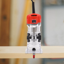 Load image into Gallery viewer, Handheld Wood Router for Woodworking - Compact, Plunge, and Trim
