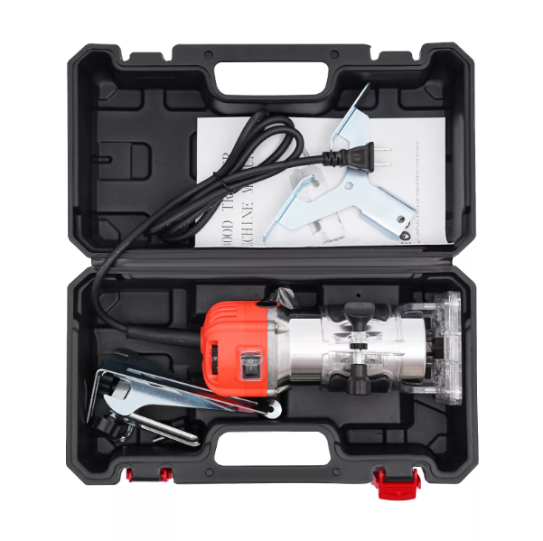 Handheld Wood Router for Woodworking - Compact, Plunge, and Trim