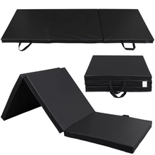 Load image into Gallery viewer, Folding Workout Mat – Thick Foam 6ft x 2ft Panel for Gym &amp; Fitness
