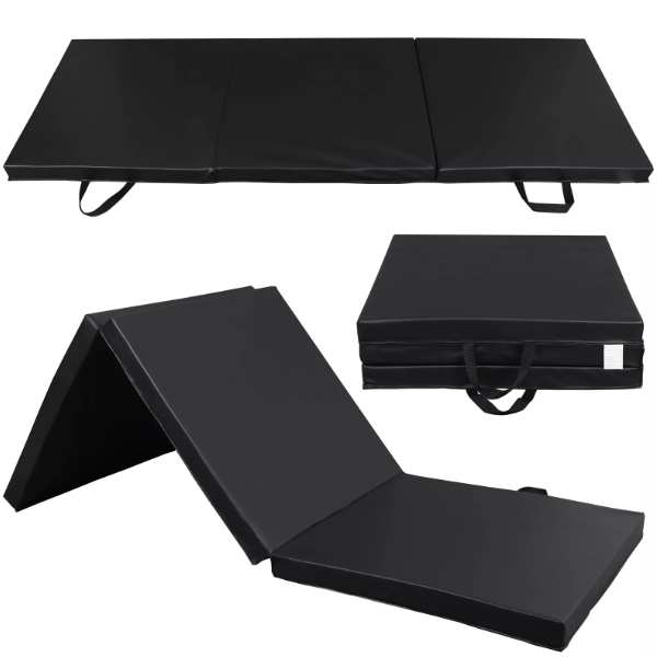 Folding Workout Mat – Thick Foam 6ft x 2ft Panel for Gym & Fitness