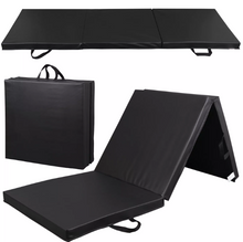 Load image into Gallery viewer, Folding Workout Mat – Thick Foam 6ft x 2ft Panel for Gym &amp; Fitness
